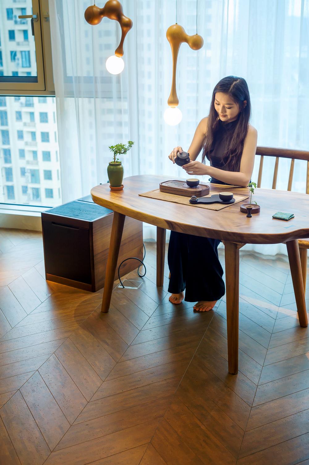 中式風(fēng)新家的靈魂，居然是這塊軟木地板 圖片15